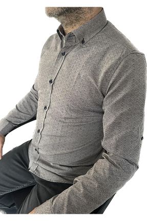 پیراهن متالیک مردانه اسلیم فیت BENESSE - کد 642509609