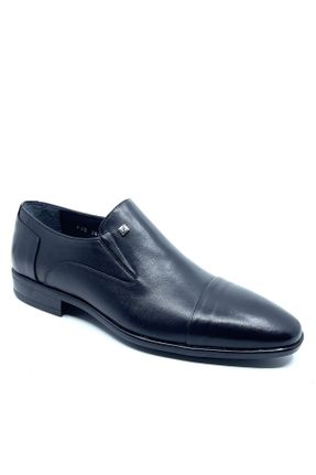 کفش کلاسیک مشکی مردانه چرم طبیعی کد 302332016