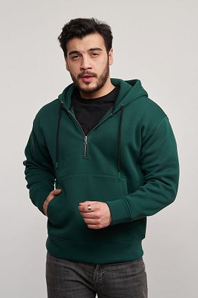 سوئیشرت خاکی زنانه ساده MBEY1989 - کد 462980460