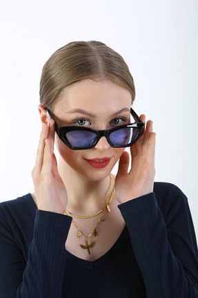 عینک آفتابی آبی زنانه UV400 ModaLand - کد 644749443