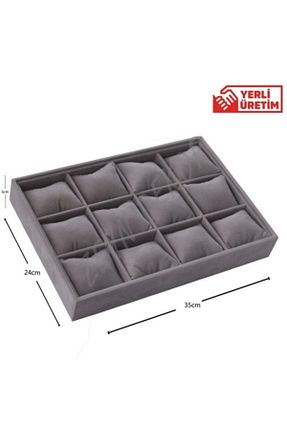 جعبه نگداری طوسی پارچه Zeyn Dekor - کد 84797643