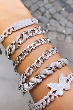 دستبند نقره زنانه 925 عیار Cansum Silver - کد 81645990
