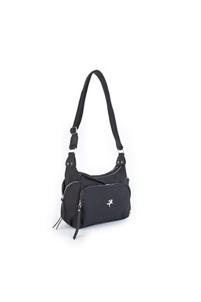 کیف پستچی مشکی زنانه پارچه ای Nas Bag - کد 91749873