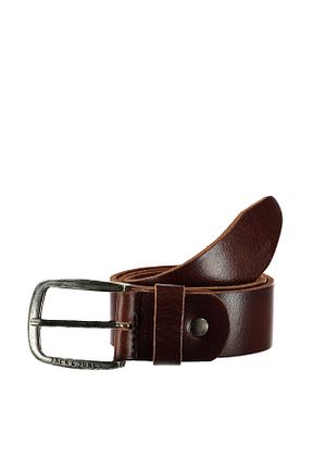 کمربند قهوه ای مردانه چرم خالص Jack & Jones - کد 845430