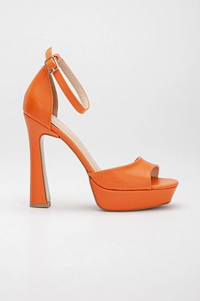 کفش مجلسی نارنجی زنانه پارچه ای SOFT FASHION - کد 645038247