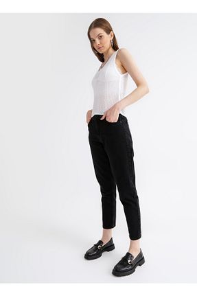 شلوار جین مشکی زنانه رگولار Black on Black - کد 645397630