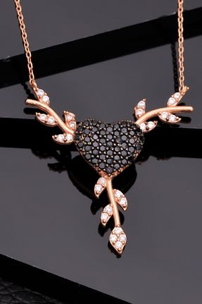 گردنبند نقره طلائی زنانه 925 عیار Miavi Silver - کد 645937659