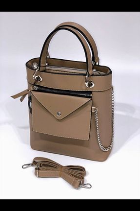 کیف دستی قهوه ای زنانه چرم مصنوعی Sentt - کد 284650011