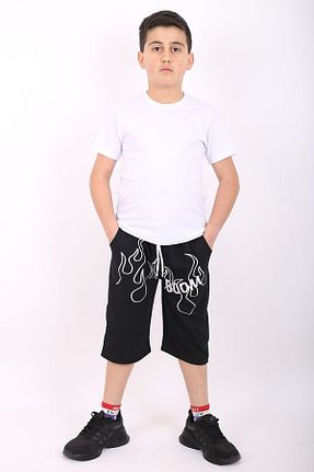 ست بالاتنه و پائین تنه مشکی بچه گانه بافت çiko kids - کد 645908844