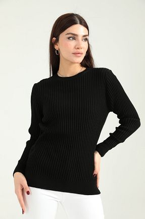 پلیور مشکی زنانه ساده ModaPlaza - کد 645170376