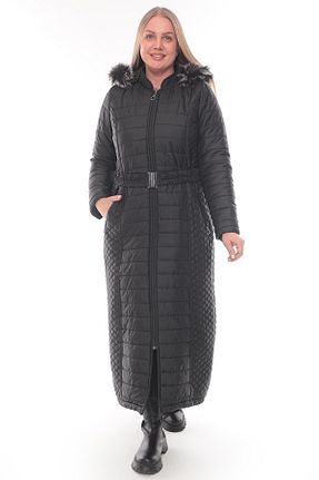 کاپشن مشکی زنانه رگولار GLR&GYM - کد 59385350