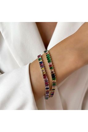دستبند استیل (فولاد) رنگی زنانه استیل (فولاد) modayışığı - کد 646753513