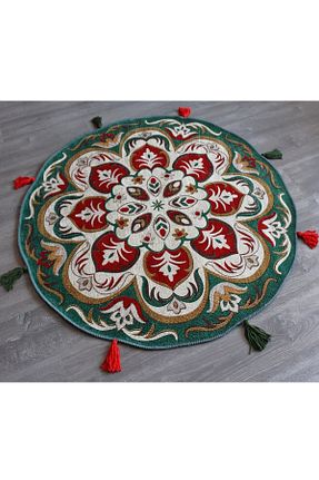 فرش سبز آنتی آلرژی Rugs Modern Halı - کد 169767367