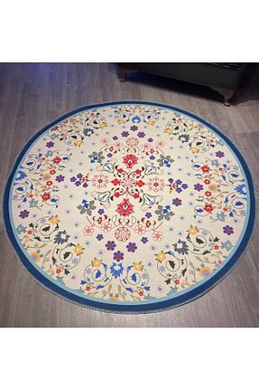 فرش آبی قابل شستشو RUGSMODERN - کد 102421166