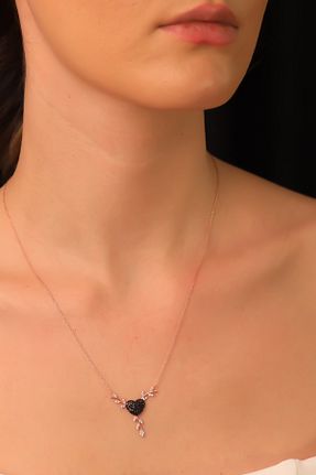 گردنبند نقره طلائی زنانه 925 عیار Miavi Silver - کد 645937659