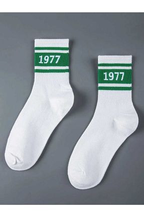 جوراب سفید زنانه پنبه پلی استر MY MENORA SOCKS - کد 646014118