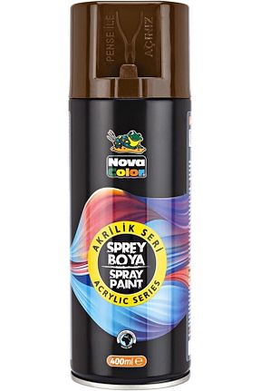 رنگ اسپری قهوه ای nova color - کد 646794590