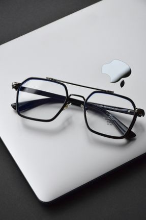 عینک محافظ نور آبی مشکی زنانه 50 شیشه UV400 کد 422650623