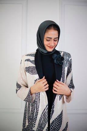ست بالاتنه و پائین تنه حجاب بژ زنانه Asimetrik ORHAN STORE - کد 647315787