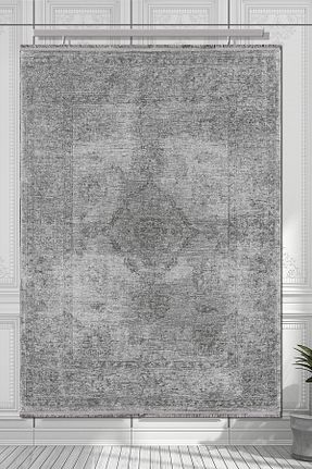 فرش طوسی قابل شستشو Rugs Modern Halı - کد 141320299