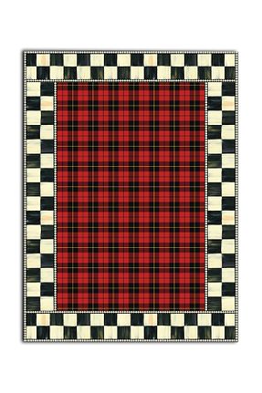 فرش قرمز قابل شستشو Rugs Modern Halı - کد 466923624
