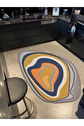 فرش رنگی قابل شستشو Rugs Modern Halı - کد 633067802