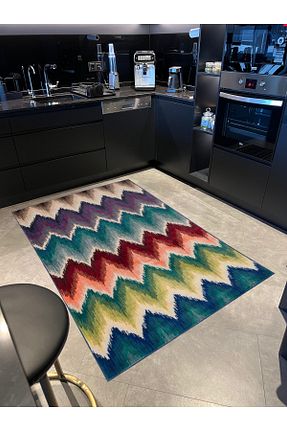فرش رنگی قابل شستشو Rugs Modern Halı - کد 463560014