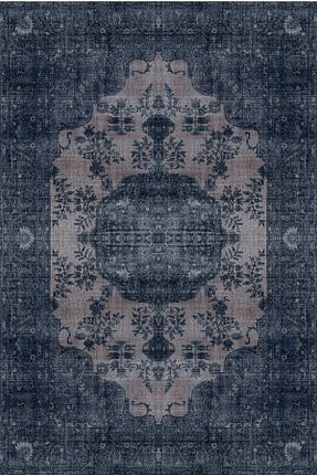فرش سرمه ای قابل شستشو Rugs Modern Halı - کد 316636115