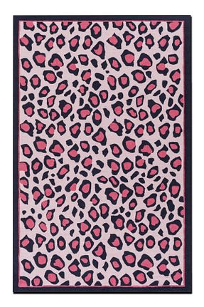 فرش صورتی قابل شستشو Rugs Modern Halı - کد 463630954