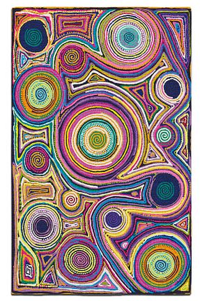 فرش رنگی آنتی آلرژی Rugs Modern Halı - کد 445151128