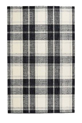 فرش مشکی قابل شستشو Rugs Modern Halı - کد 463848850