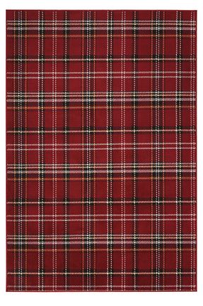 فرش قرمز قابل شستشو Rugs Modern Halı - کد 467024830