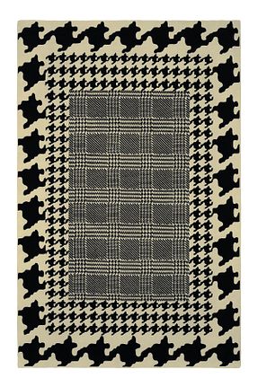 فرش مشکی قابل شستشو Rugs Modern Halı - کد 467958403