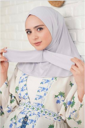 شال طوسی زنانه شیفون The Wear - کد 641988700