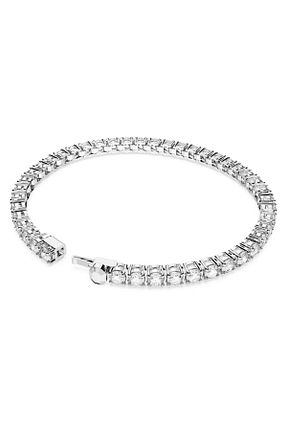 دستبند نقره سفید زنانه 925 عیار Swarovski - کد 647333764