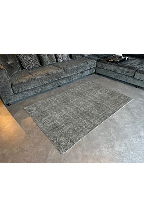 فرش طوسی قابل شستشو Rugs Modern Halı - کد 455523097