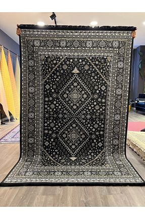فرش مشکی آنتی آلرژی Rugs Modern Halı - کد 358834847