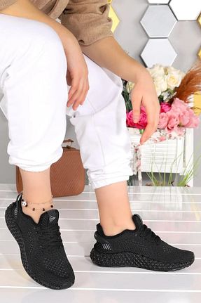 کفش اسنیکر مشکی زنانه بند دار Dunlop - کد 647797844