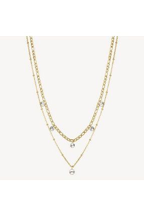 گردنبند استیل ( فولاد ) طلائی زنانه استیل (فولاد) Brosway - کد 648345167