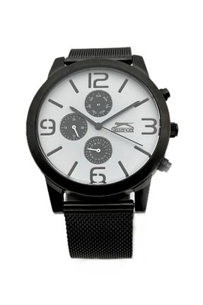 ساعت مچی مشکی مردانه 41-45 میلی متر Slazenger - کد 648480077