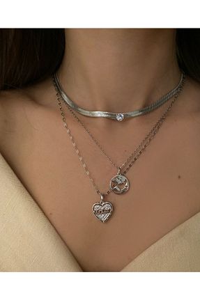 گردنبند جواهر مردانه روکش طلا Okkostore - کد 648655550