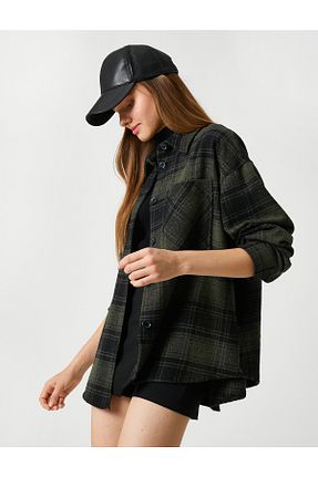 پیراهن سبز زنانه رگولار Koton - کد 648931517