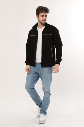 کت مشکی مردانه پلی استر Uniprom - کد 649413336