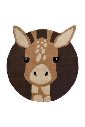فرش قهوه ای قابل شستشو Rugs Modern Halı - کد 649250394