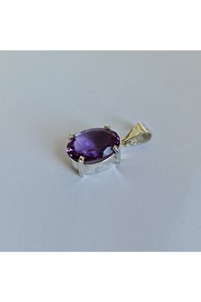 گردنبند نقره بنفش زنانه 925 عیار lilachit store - کد 84602954
