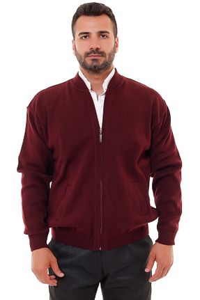 رویه سایز بزرگ زرشکی مردانه اکریلیک Genel Markalar - کد 55801511