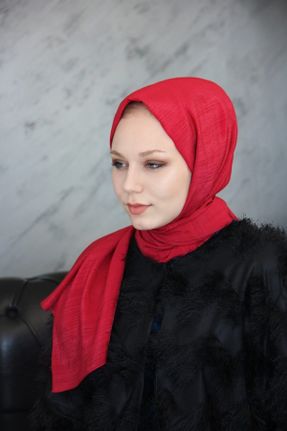 شال زرشکی زنانه ویسکون کد 91747178