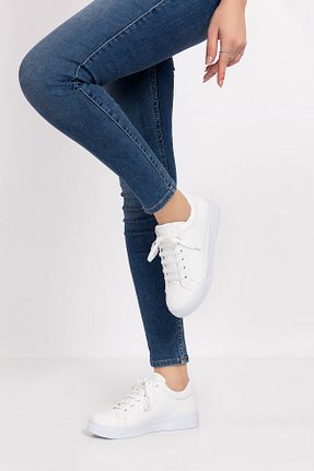 کفش اسنیکر سفید زنانه بند دار Comfort - کد 648479994