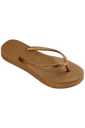 دمپائی زرد زنانه پاشنه تخت Havaianas - کد 648897878