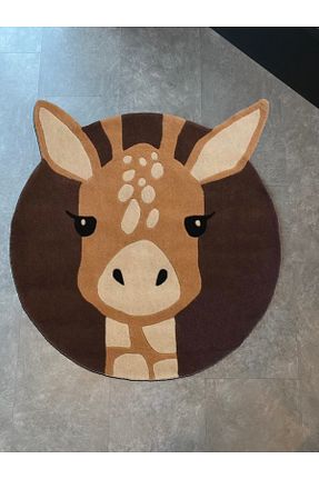 فرش قهوه ای قابل شستشو Rugs Modern Halı - کد 649250394